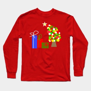 THE Tipsy Merry Christmas Tree Long Sleeve T-Shirt